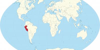 Weltkarte Peru