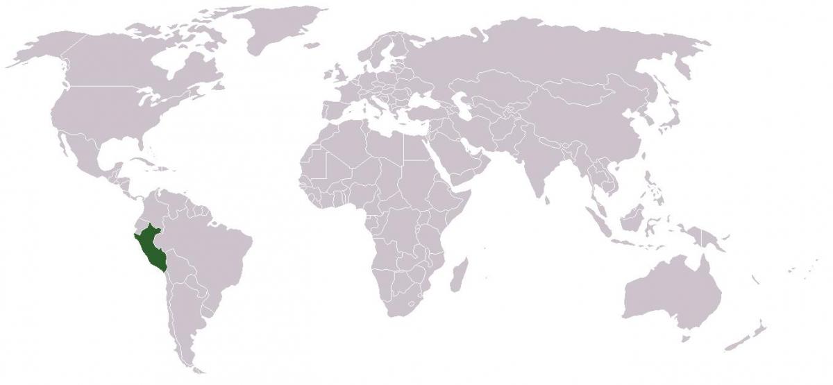 Karte von Peru global