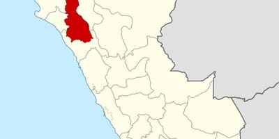 Karte von cajamarca Peru
