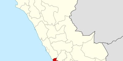 Karte von ica-Peru