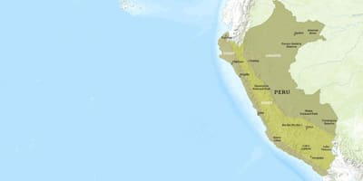 Karte von kuelap Peru 