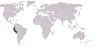 Karte von Peru global